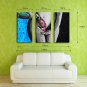 Mini Size E-HOME Oil painting Modern Wine And Women Pure Hand Draw Frameless Decorative Painting S