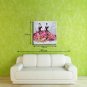 Large Hand Painted Two Beautiful Girls Oil Painting On Canvas Modern Wall Art Picture For Living R