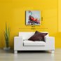 Modern Hand-Painted Abstract Ready To Hang For Home Decorative Wear Flowery Skirt A Girl