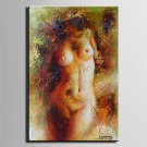 Oil Painting Nude Woman Abstract  Hand Painted Canvas with Stretched Framed