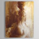 Hand-Painted People Nude One Panel Canvas Oil Painting For Home Decoration
