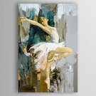 Hand-Painted  Impression Dancer Oil Painting With Stretcher For Home Decoration Ready to Hang
