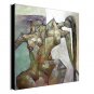 Oil Painting Abstract Poeple Hand Painted Canvas with Stretched Framed