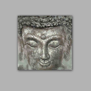 100/% Hand-Painted Abstract /  Buddha One Panel Canvas Oil Painting For Home Decoration
