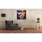 Oil Painting Modern Abstract Pure Hand Draw Ready To Hang Decorative The Face