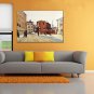 Oil Paintings Modern Landscape Style Canvas Material With Wooden Stretcher Ready To Hang Size60*90
