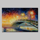 Hand Painted Knife Landscape Oil Paintings On Canvas Modern Abstract Wall Art Pictures For Home De