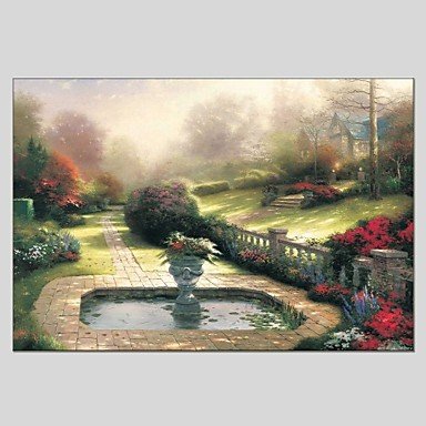 Oil Paintings Modern Landscape Style Canvas Material With Wooden Stretcher Ready To Hang Size60*90