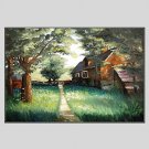 Oil Paintings Modern Landscape Style Canvas Material With Wooden Stretcher Ready To Hang Size60*90