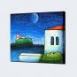 Ready to Hang Handpainted Scenery Oil Painting On Canvas Wall Art For Decor