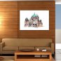 Oil Paintings Architecture oil painting Style Canvas Material With Wooden Stretcher Ready To Hang