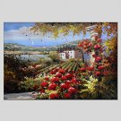 Oil Paintings Modern Landscape Style Canvas Material With Wooden Stretcher Ready To Hang Size60*90