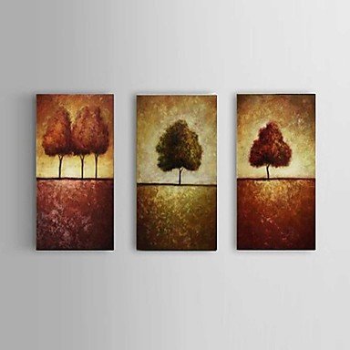 Handpainted Tree Scenery oil Paintings Wall Art Home Decor Stretchered Frame Ready to Hang