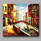 Hand-painted Landscape Oil Painting with Stretched Frame