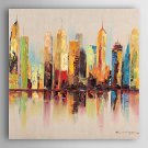 Hand Painted Oil Painting Landscape Cityscapes with Stretched Frame 7 Wall Arts