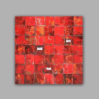 Hand-Painted Abstract 100% Hang-Painted Oil PaintingModern / Classic One Panel Canvas Oil Painting