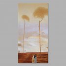 IARTS Hand Painted Oil Painting Modern Farm Landscape Floral Abstract Art Acrylic Canvas Wall Art