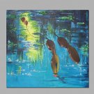 Ready to Hang Handpainted Scenery Oil Painting On Canvas Wall Art For Decor