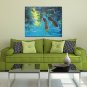Ready to Hang Handpainted Scenery Oil Painting On Canvas Wall Art For Decor