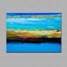 Hand-Painted Abstract Still Life Vertical Modern One Panel Canvas Oil Painting For Home Decoration