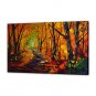 IARTS Oil Painting Modern Landscape Park Avenue Hand Painted Canvas with Stretched Frame