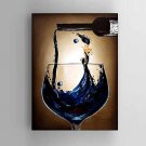 Hand Painted Oil Painting Cocktail Beauty Restaurant Bar Wall Art Decoration with Stretched Framed
