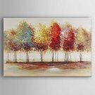 Oil Painting  Impression Landscape Trees Hand Painted Canvas with Stretched Framed Ready to Hang