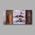 Stretched (Ready to hang) Hand-Painted Oil Painting 100cmx50cm Canvas Wall Art Modern Abstract Bro