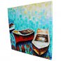IARTS 2 Panels Artist Xander Still Life Boat Wall Art Handmade Painting Original Artwork For Livi