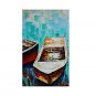 IARTS 2 Panels Artist Xander Still Life Boat Wall Art Handmade Painting Original Artwork For Livi