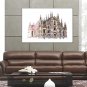Oil Paintings Architecture oil painting Style Canvas Material With Wooden Stretcher Ready To Hang