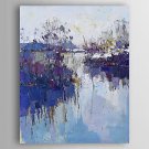 Oil Painting Impression Landscape Hand Painted Canvas Painting with Stretched Framed Ready to Hang
