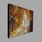 Hand-Painted Knife Street scenery Oil Painting Wall Art With Stretcher Frame Ready To Hang