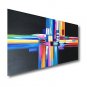 Stretched (Ready to hang) Hand-Painted Oil Painting 100cmx50cm Canvas Wall Art Modern Abstract Bla