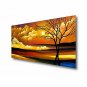 Stretched (Ready to hang) Hand-Painted Oil Painting 40"x20" Canvas Wall Art Modern Abstract Trees