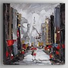 Oil Painting Abstract Landscape  Hand Painted Canvas with Stretched Framed Ready to Hang