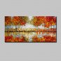 Large Size Hand Painted Modern Abstract Mangrove Oil Paintings On Canvas Wall Art With Stretched F