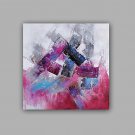 Hand-Painted Abstract 100% Hang-Painted Oil PaintingModern / Classic One Panel Canvas Oil Painting