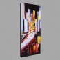 Hand-Painted Knife European Streetscape Oil Painting Wall Art With Stretcher Frame Ready To Hang