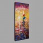 Hand-Painted Knife Seascape Oil Painting Office Wall Art With Stretcher Frame Ready To Hang