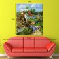 Hand-Painted Landscape Vertical,New Arrival One Panel Canvas Oil Painting For Home Decoration
