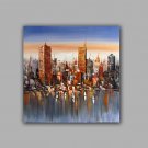 100%  Hand-Painted Abstract / Landscape Hang-Painted Oil PaintingModern / Classic One Panel Canvas