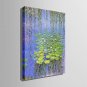 Mini Size E-HOME Oil painting Modern Summer Pond Scenery Pure Hand Draw Frameless Decorative Paint