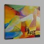 IARTS Modern Abstract Multi-Color Drawing Oil Painting On Canvas with Stretched Frame Wall Art For