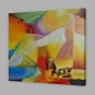 IARTS Modern Abstract Multi-Color Drawing Oil Painting On Canvas with Stretched Frame Wall Art For
