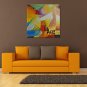 IARTS Modern Abstract Multi-Color Drawing Oil Painting On Canvas with Stretched Frame Wall Art For