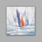 Hand-Painted Abstract / Landscape 100% Hang-Painted Oil Painting,Modern / Classic One Panel Canvas