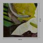 IARTS Modern Abstract Green& Yellow Colorful Oil Painting On Canvas with Stretched Frame Wall Art