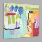 Abstract Oil Painting The Modern Soft Colorful Patch Picture with Stretched Frame Painting For Hom