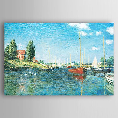 Hand-Painted Landscape Horizontal,New Arrival One Panel Canvas Oil Painting For Home Decoration